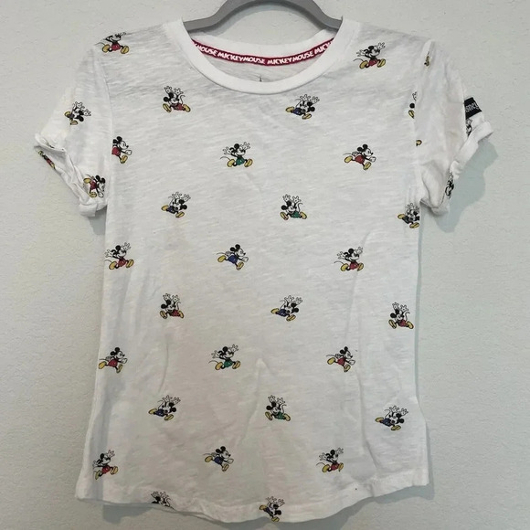 Disneyland Mickey Mouse Tee Womens Extra Small Disney Park Top - Picture 4 of 6